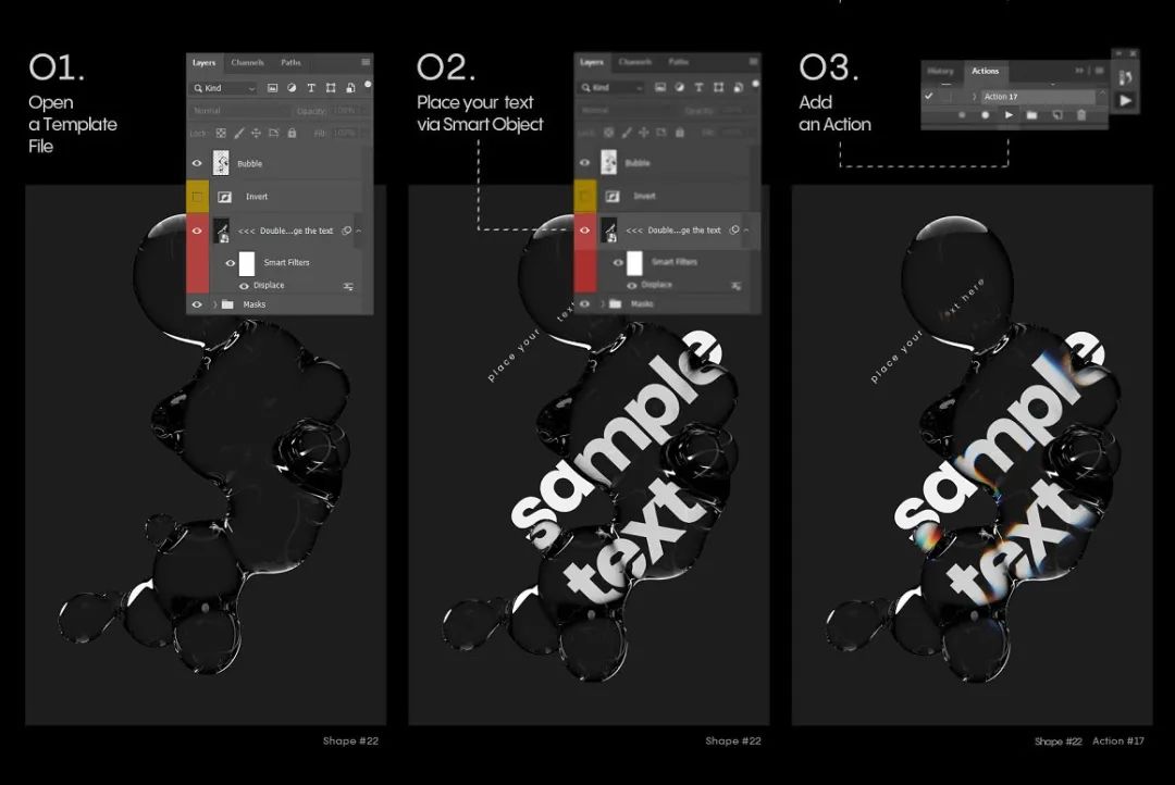 INARTFLOW 30个高分辨率透明液体RGB失真霓虹水珠光折射PSD样机模板包 样机素材 第7张-素材湾丨精选海外优质设计素材资源 INARTFLOW 30个高分辨率透明液体RGB失真霓虹水珠光折射PSD样机模板包 样机素材 sucaiwan.com