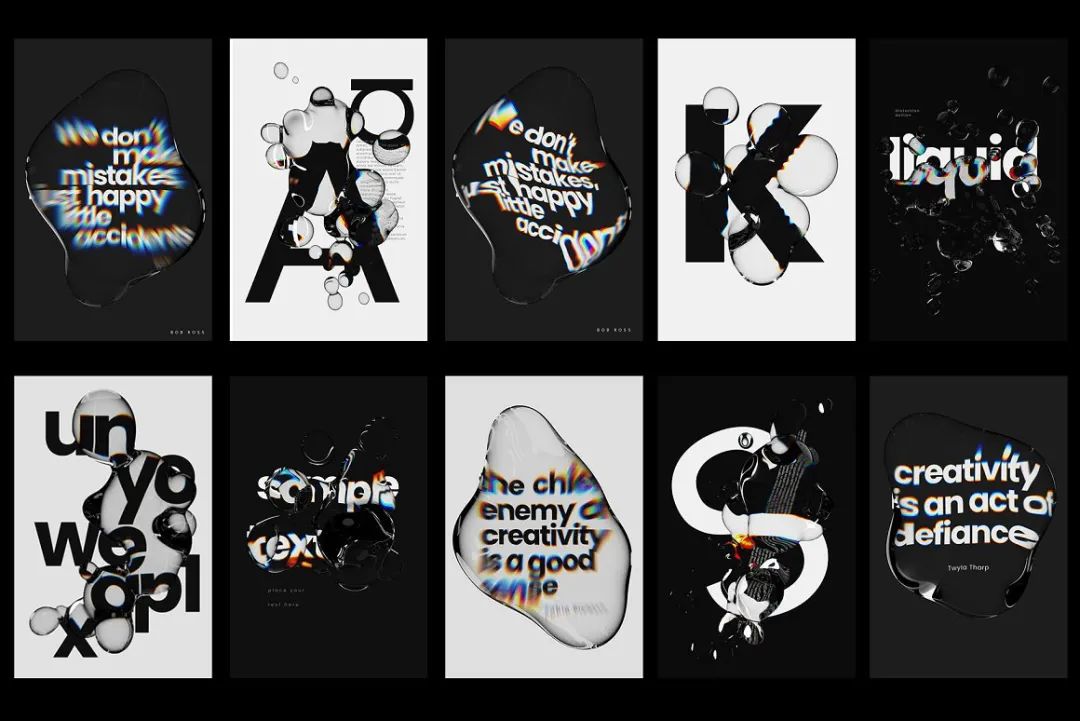 INARTFLOW 30个高分辨率透明液体RGB失真霓虹水珠光折射PSD样机模板包 样机素材 第14张-素材湾丨精选海外优质设计素材资源 INARTFLOW 30个高分辨率透明液体RGB失真霓虹水珠光折射PSD样机模板包 样机素材 sucaiwan.com