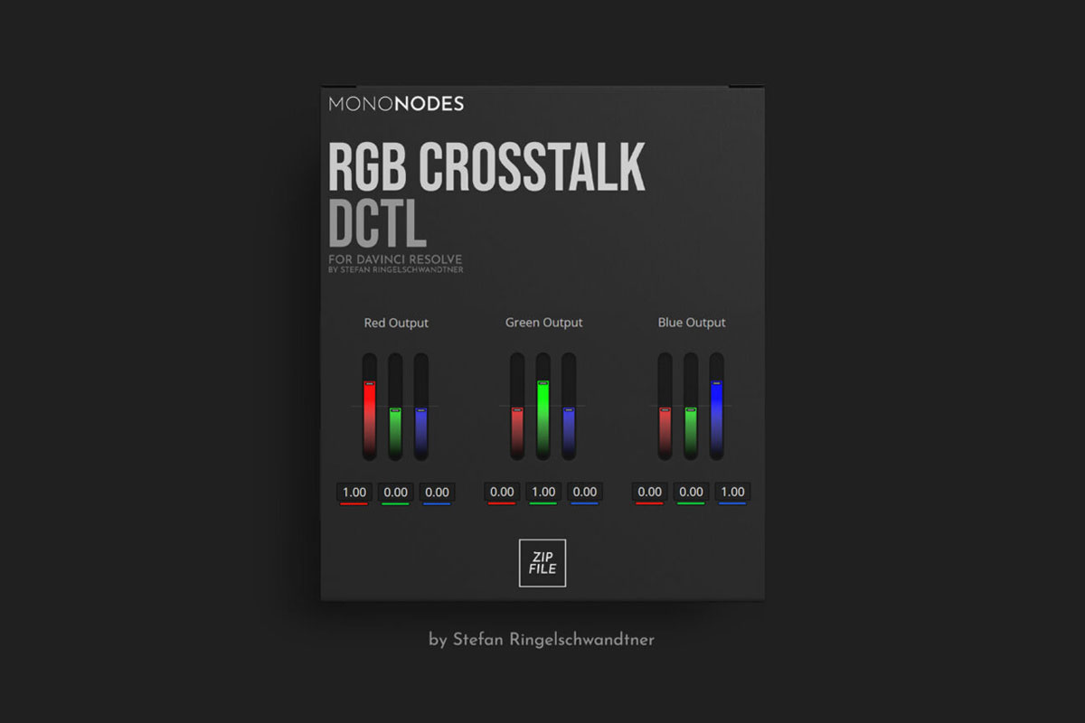 MonoNodes – RGB Crosstalk DCTL 达芬奇RGB串扰混合器DCTL电影胶片模拟调色插件 插件预设 sucaiwan.com