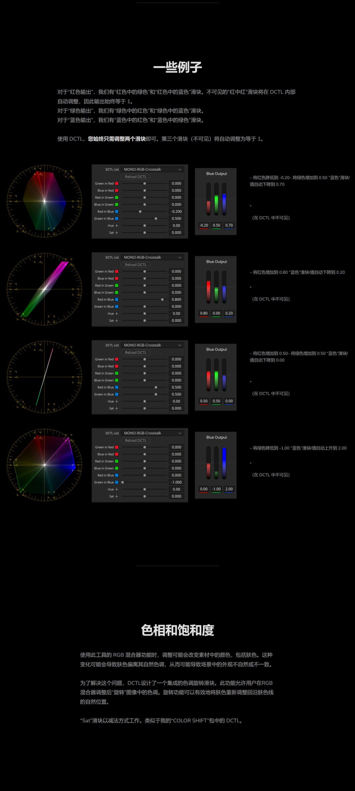MonoNodes – RGB Crosstalk DCTL 达芬奇RGB串扰混合器DCTL电影胶片模拟调色插件 插件预设 sucaiwan.com
