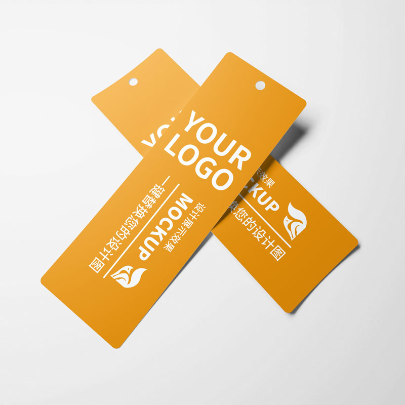 17款品牌书签标签卡片吊牌文创智能贴图样机PSD模板 样机素材 sucaiwan.com