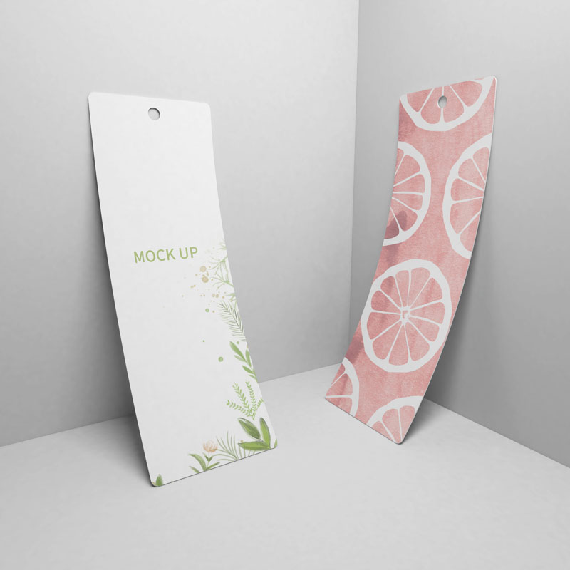 17款品牌书签标签卡片吊牌文创智能贴图样机PSD模板 样机素材 sucaiwan.com