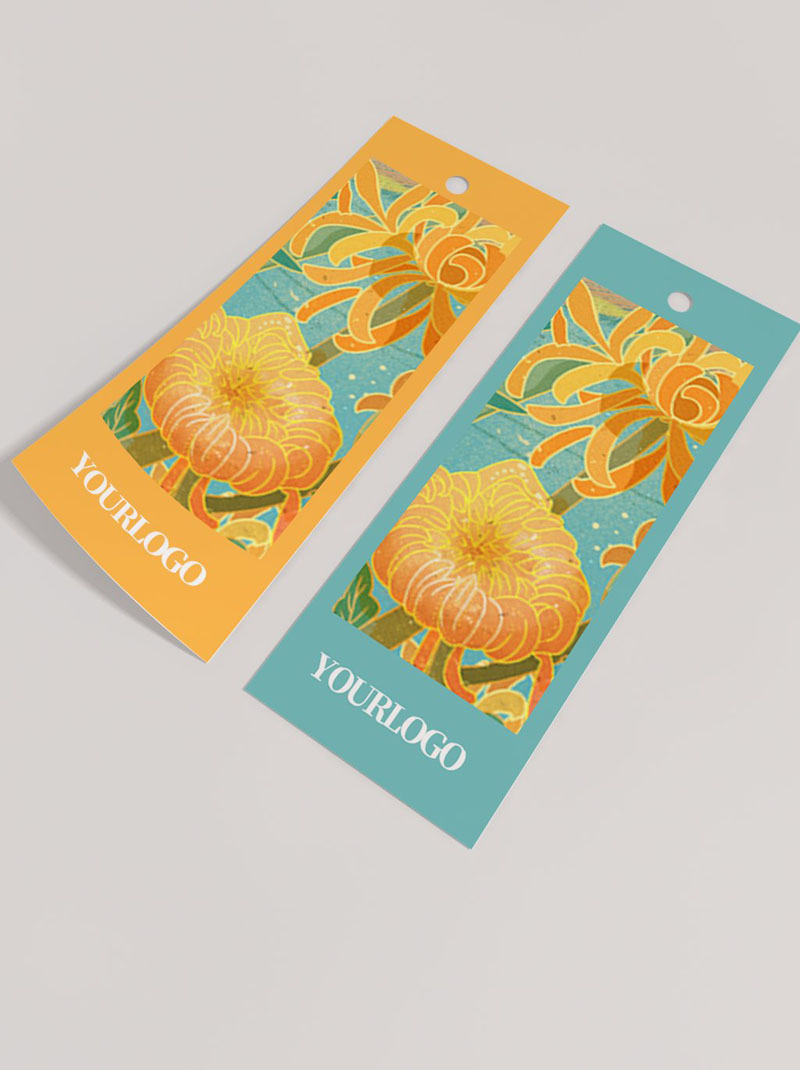 17款品牌书签标签卡片吊牌文创智能贴图样机PSD模板 样机素材 sucaiwan.com