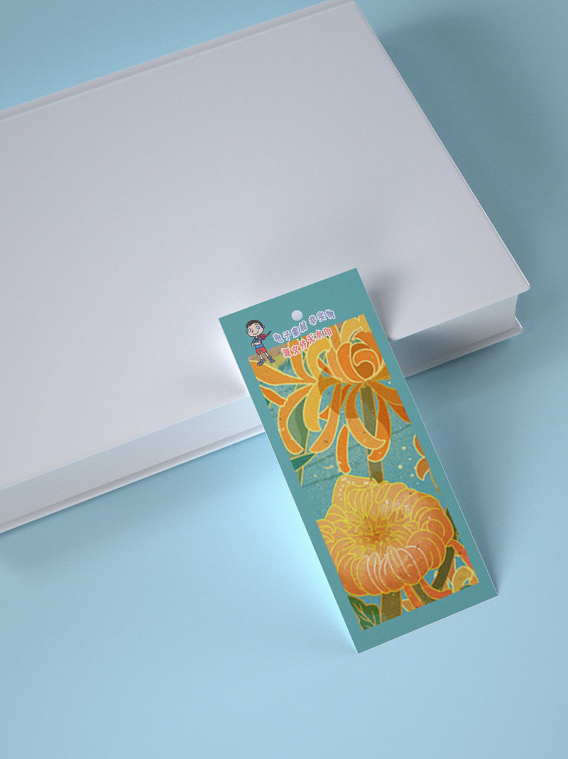 17款品牌书签标签卡片吊牌文创智能贴图样机PSD模板 样机素材 sucaiwan.com