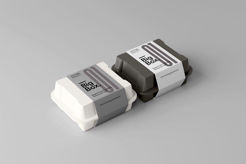 10款外卖快餐打包盒塑料食品包装盒PSD样机模型 样机素材 sucaiwan.com