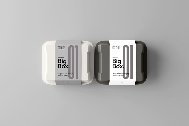 10款外卖快餐打包盒塑料食品包装盒PSD样机模型 样机素材 sucaiwan.com