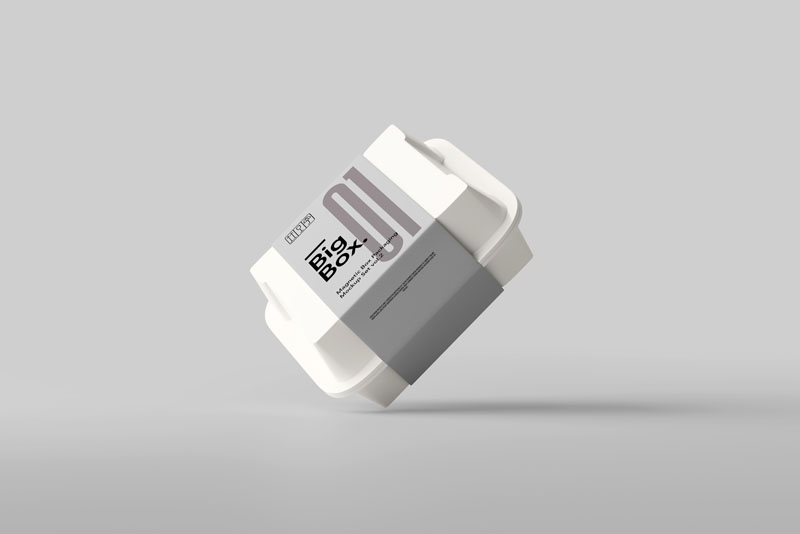 10款外卖快餐打包盒塑料食品包装盒PSD样机模型 样机素材 sucaiwan.com