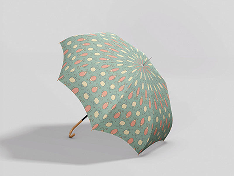 14款雨伞logo展示效果vi智能贴图样机PSD模板 样机素材 sucaiwan.com