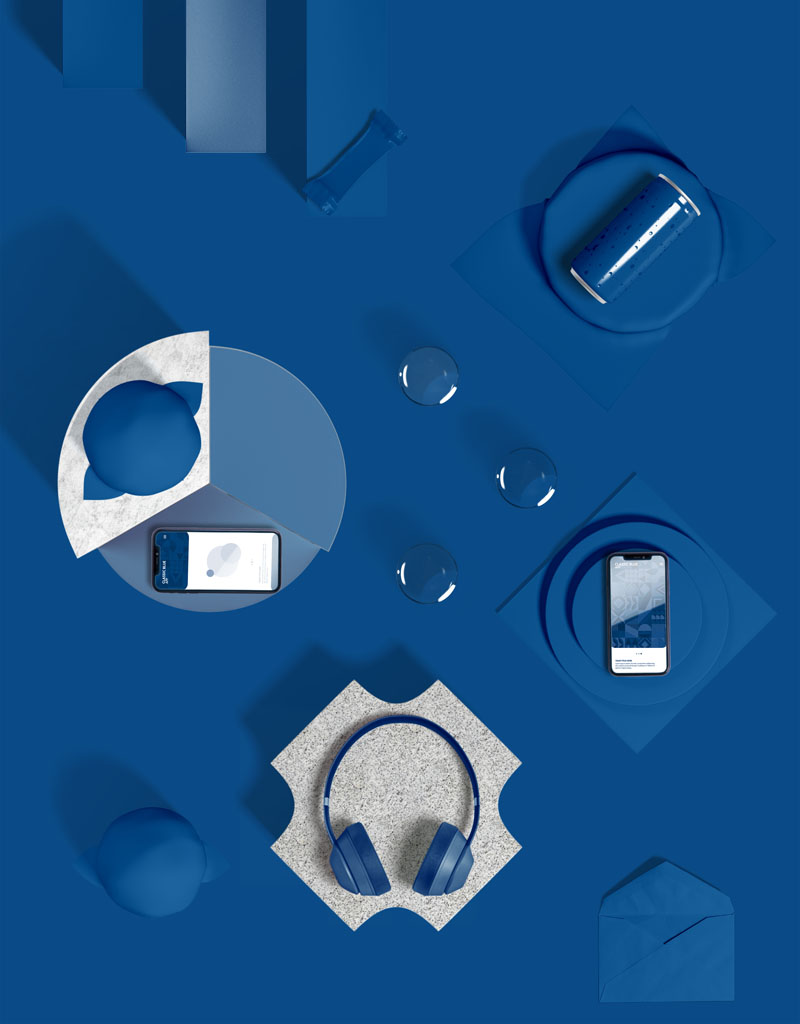 10款文创品牌科技展台效果瓷器耳机环保袋样机贴图PSD模型 样机素材 sucaiwan.com