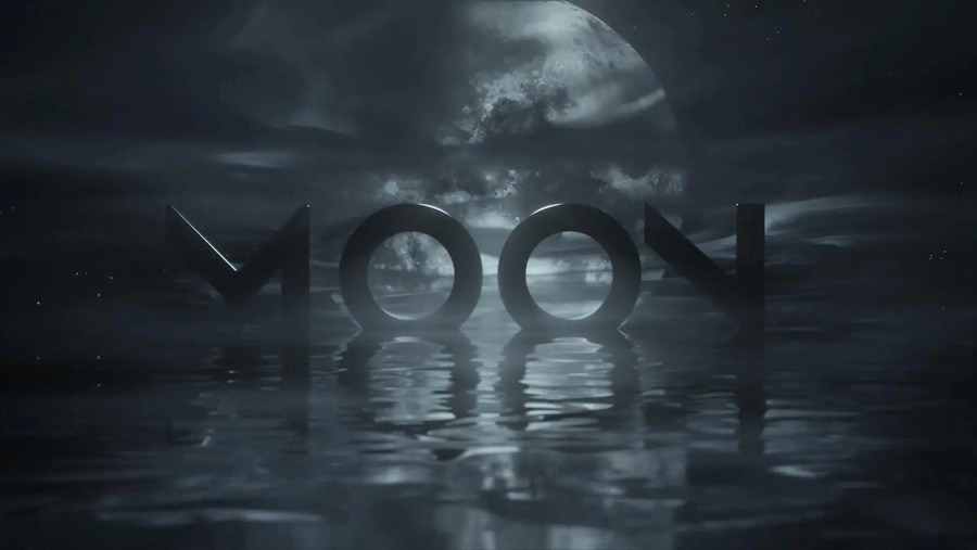 AE模板：黑暗大气电影风格月亮光线照射LOGO展示 . sucaiwan.com