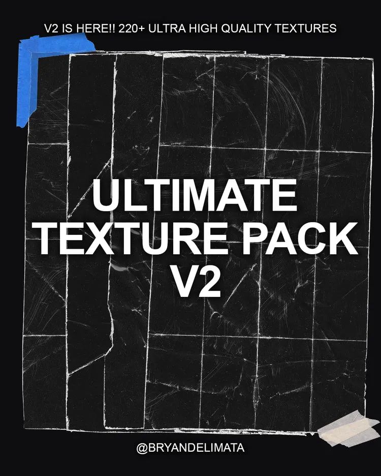 220多种纸张胶带撕裂折叠条拖放资产纹理包PNG素材 BRYAN DELIMATA V2 图片素材 sucaiwan.com