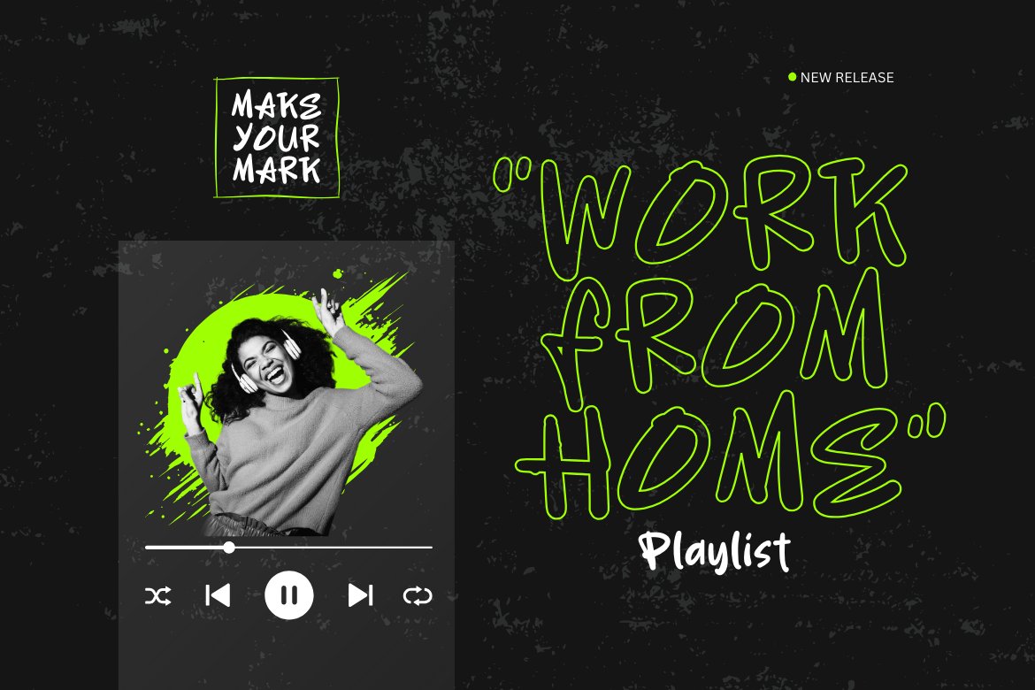 英文字体：嘻哈街头涂鸦手绘手写复古老式T恤包装标题LOGO设计安装包 . sucaiwan.com