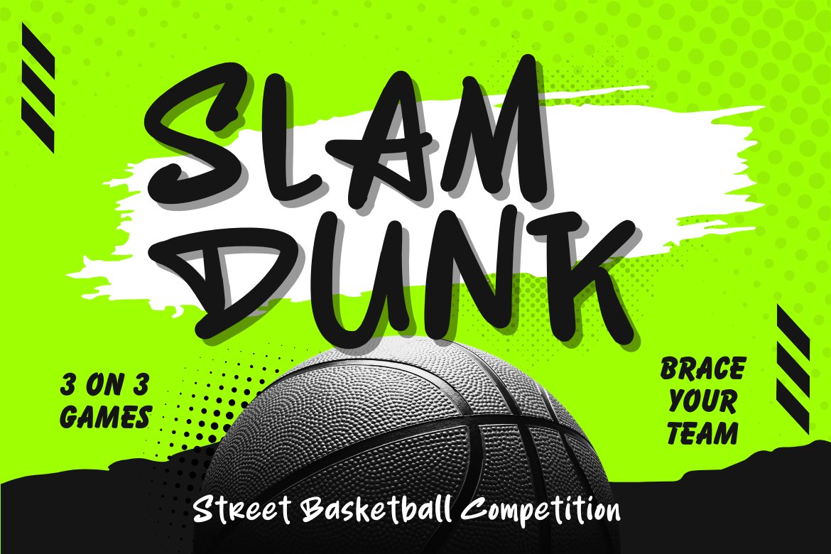 英文字体：嘻哈街头涂鸦手绘手写复古老式T恤包装标题LOGO设计安装包 . sucaiwan.com