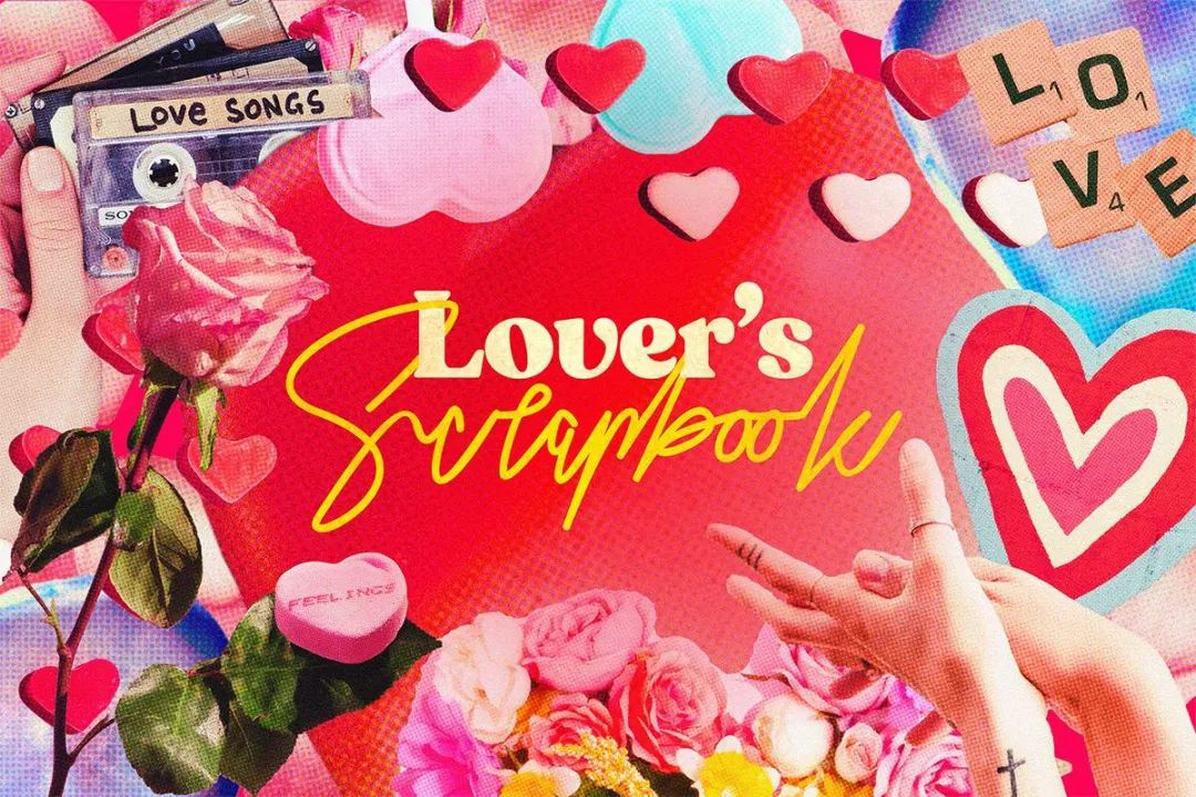 Studio 2am 40多种高分辨率情人节复古风格镂空颗粒感剪纸拼贴画素材 Lover’s Scrapbook 图片素材 sucaiwan.com