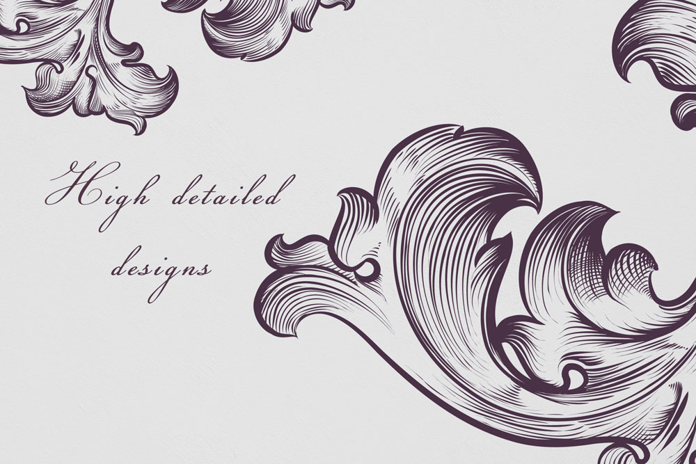 14款高端花卉装饰图案PNG免抠图/AI/EPS矢量素材 图片素材 第4张-素材湾丨精选海外优质设计素材资源 14款高端花卉装饰图案PNG免抠图/AI/EPS矢量素材 图片素材 sucaiwan.com