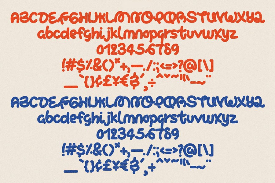 英文字体:90年代复古Y2K千禧艺术气泡趣味流体软糖涂鸦手写字体 Curly Wurly Retro Display Bubble 设计素材 第6张-素材湾丨精选海外优质设计素材资源 英文字体:90年代复古Y2K千禧艺术气泡趣味流体软糖涂鸦手写字体 Curly Wurly Retro Display Bubble 设计素材 sucaiwan.com