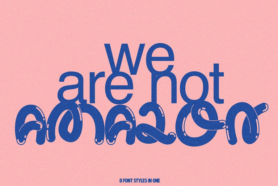 英文字体:90年代复古Y2K千禧艺术气泡趣味流体软糖涂鸦手写字体 Curly Wurly Retro Display Bubble 设计素材 第9张-素材湾丨精选海外优质设计素材资源 英文字体:90年代复古Y2K千禧艺术气泡趣味流体软糖涂鸦手写字体 Curly Wurly Retro Display Bubble 设计素材 sucaiwan.com