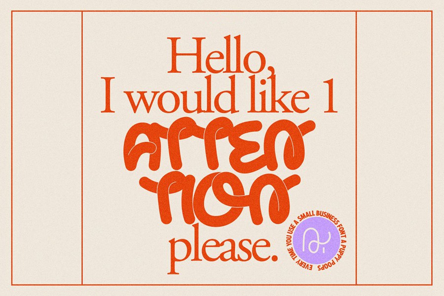 英文字体:90年代复古Y2K千禧艺术气泡趣味流体软糖涂鸦手写字体 Curly Wurly Retro Display Bubble 设计素材 第11张-素材湾丨精选海外优质设计素材资源 英文字体:90年代复古Y2K千禧艺术气泡趣味流体软糖涂鸦手写字体 Curly Wurly Retro Display Bubble 设计素材 sucaiwan.com