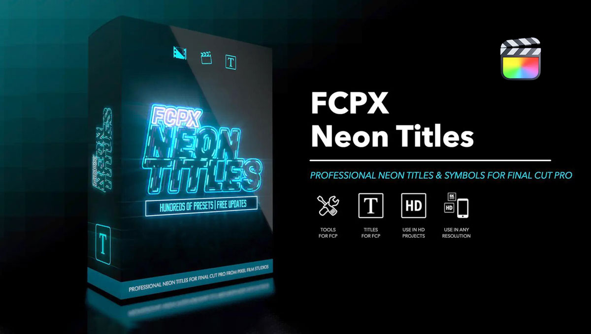 FCPX插件:赛博朋克风格荧光霓虹发光字幕文字标题效果预设 . 第1张-素材湾丨精选海外优质设计素材资源 FCPX插件:赛博朋克风格荧光霓虹发光字幕文字标题效果预设 . sucaiwan.com