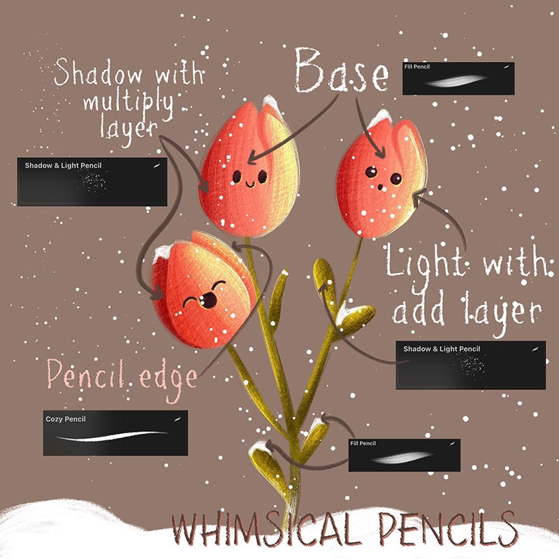 Procreate彩铅画笔刷套装 笔刷资源 第6张-素材湾丨精选海外优质设计素材资源 Procreate彩铅画笔刷套装 笔刷资源 sucaiwan.com