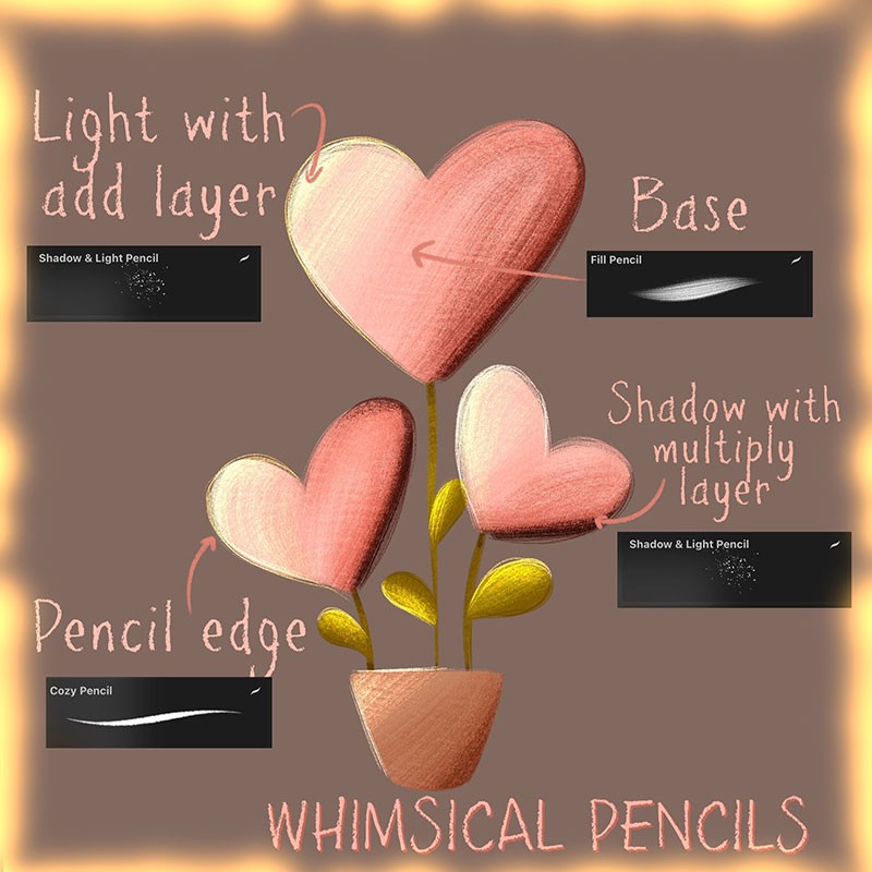 Procreate彩铅画笔刷套装 笔刷资源 第7张-素材湾丨精选海外优质设计素材资源 Procreate彩铅画笔刷套装 笔刷资源 sucaiwan.com