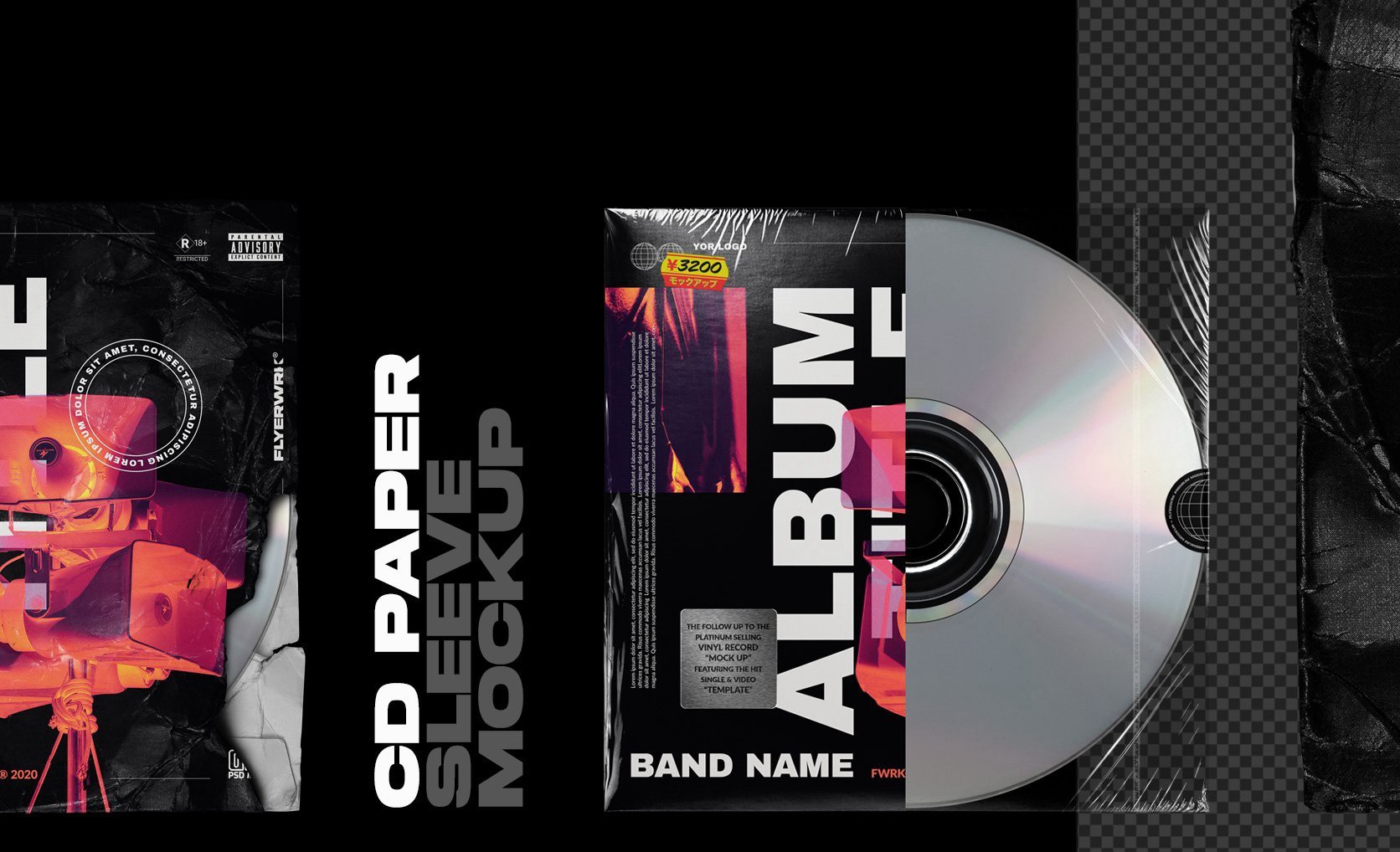 Flyerwrk 现代CD套样机塑料袋样机贴纸专辑封面光盘标签样机透明CD盒 CD Mockup Bundle 样机素材 第12张-素材湾丨精选海外优质设计素材资源 Flyerwrk 现代CD套样机塑料袋样机贴纸专辑封面光盘标签样机透明CD盒 CD Mockup Bundle 样机素材 sucaiwan.com