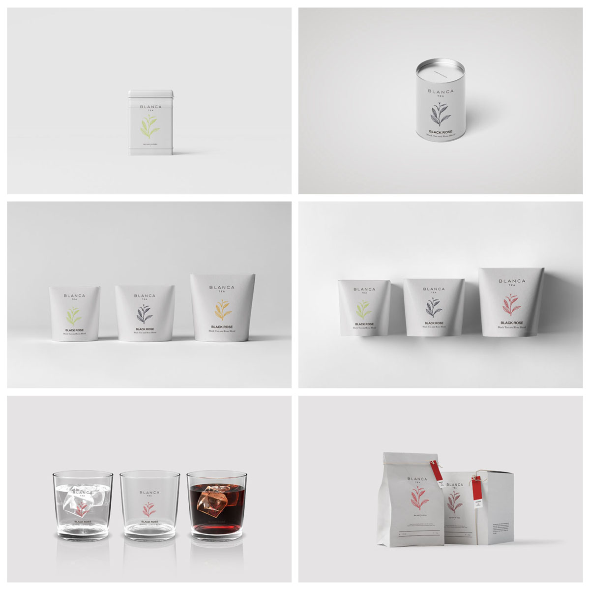 31款精致茶叶袋茶叶包包装设计样机PSD模板 样机素材 sucaiwan.com