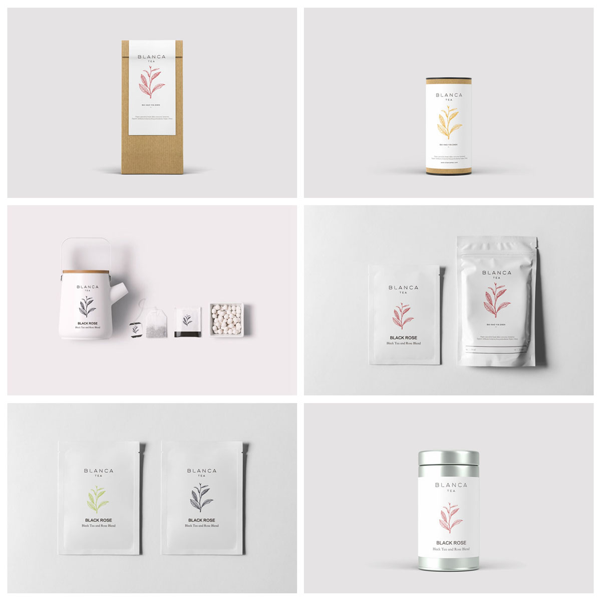 31款精致茶叶袋茶叶包包装设计样机PSD模板 样机素材 sucaiwan.com