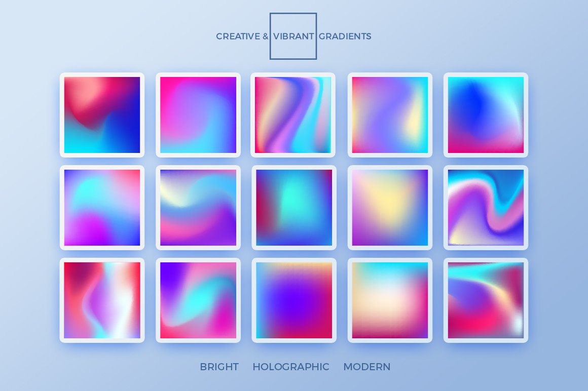 45个创意多彩抽象渐变渐变集 Creative & Vibrant Gradients Set 图片素材 第6张-素材湾丨精选海外优质设计素材资源 45个创意多彩抽象渐变渐变集 Creative & Vibrant Gradients Set 图片素材 sucaiwan.com