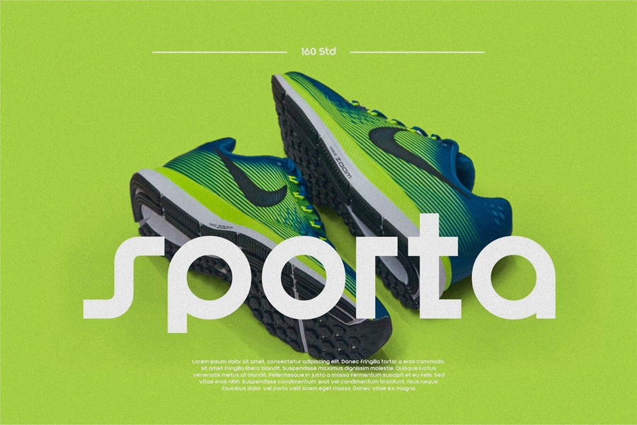 现代干净标志英文字体适用于标题、徽标和海报 Blont 设计素材 sucaiwan.com