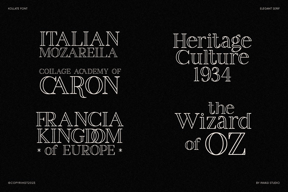 英文字体:夏日氛围感趣味现代极简标题排版无衬线装饰字体 Kollate - Line Display Serif . 第10张-素材湾丨精选海外优质设计素材资源 英文字体:夏日氛围感趣味现代极简标题排版无衬线装饰字体 Kollate - Line Display Serif . sucaiwan.com