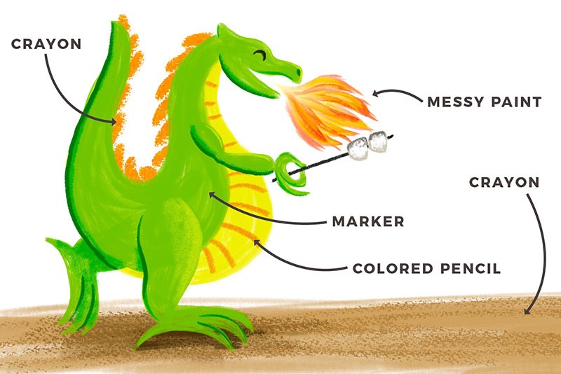 Procreate儿童绘本笔刷套装 笔刷资源 sucaiwan.com