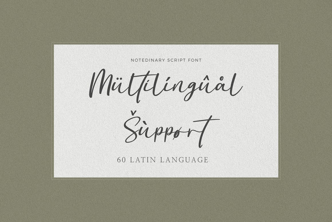 英文字体:现代奢华优雅流畅潇洒手写标题婚礼品牌请柬排版字体 Notedinary - Script Calligraphy . 第11张-素材湾丨精选海外优质设计素材资源 英文字体:现代奢华优雅流畅潇洒手写标题婚礼品牌请柬排版字体 Notedinary - Script Calligraphy . sucaiwan.com