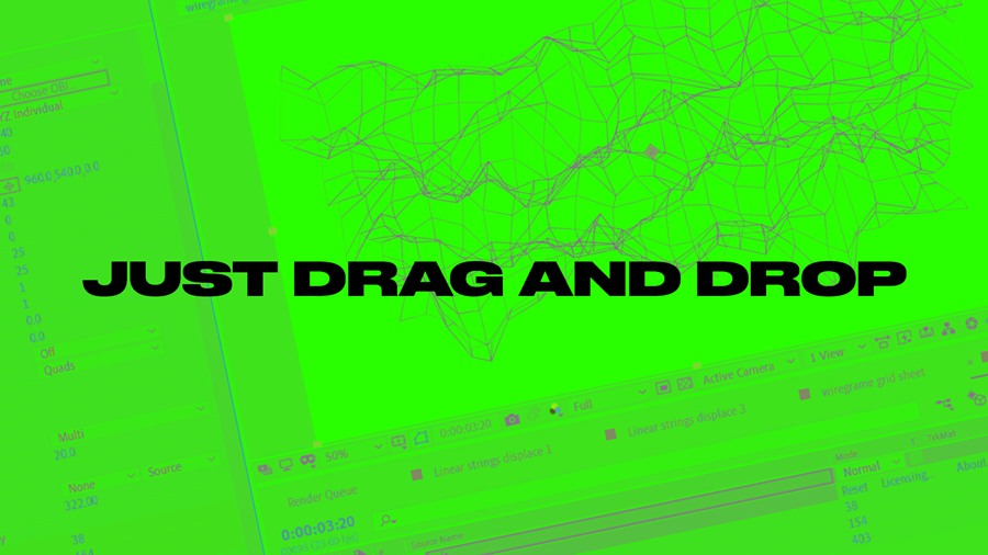 39个新潮艺术未来科技感几何线性网格视觉美感纹理4K视频素材 影视音频 sucaiwan.com