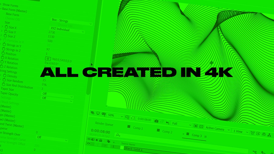 39个新潮艺术未来科技感几何线性网格视觉美感纹理4K视频素材 影视音频 sucaiwan.com