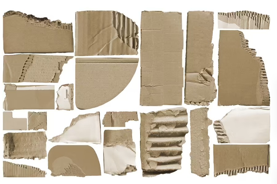 37个高分辨率做旧撕纸纸板部件视觉效果PS笔刷 笔刷资源 sucaiwan.com