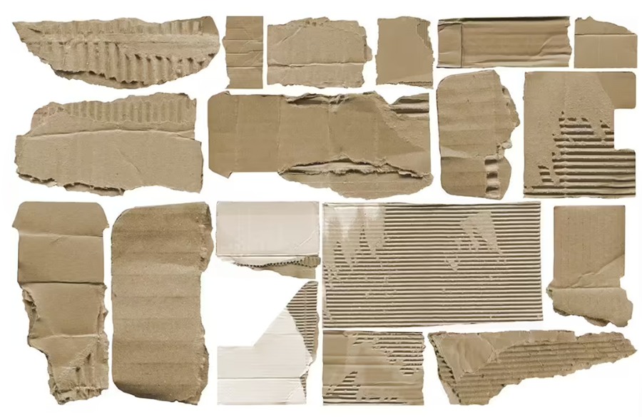 37个高分辨率做旧撕纸纸板部件视觉效果PS笔刷 笔刷资源 sucaiwan.com