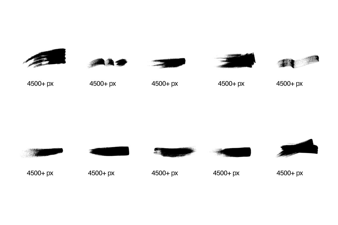 182款手工制作的毛笔笔刷PS素材 笔刷资源 sucaiwan.com