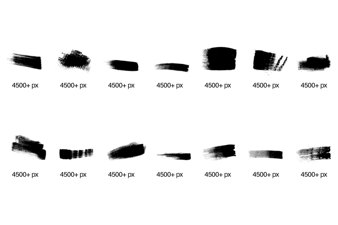 182款手工制作的毛笔笔刷PS素材 笔刷资源 sucaiwan.com