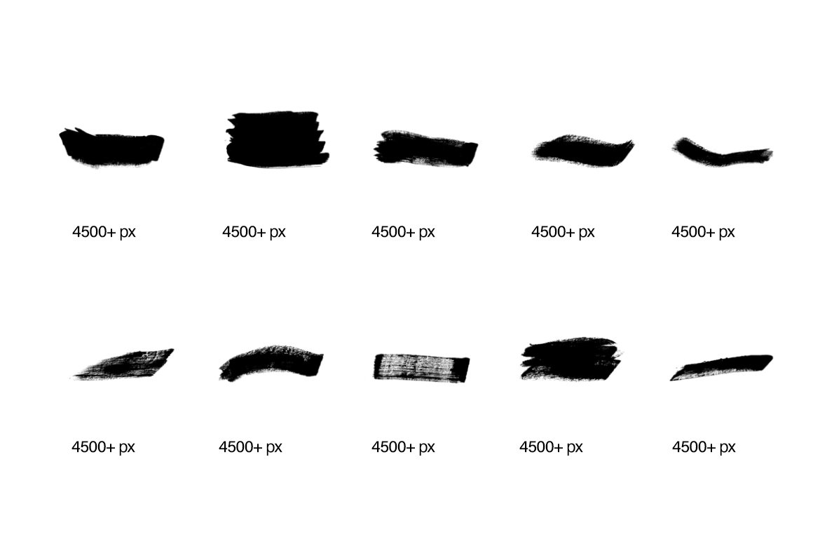 182款手工制作的毛笔笔刷PS素材 笔刷资源 sucaiwan.com