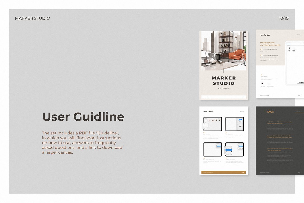 Procreate笔刷:逼真记号笔马克笔笔刷 笔刷资源 第4张-素材湾丨精选海外优质设计素材资源 Procreate笔刷:逼真记号笔马克笔笔刷 笔刷资源 sucaiwan.com