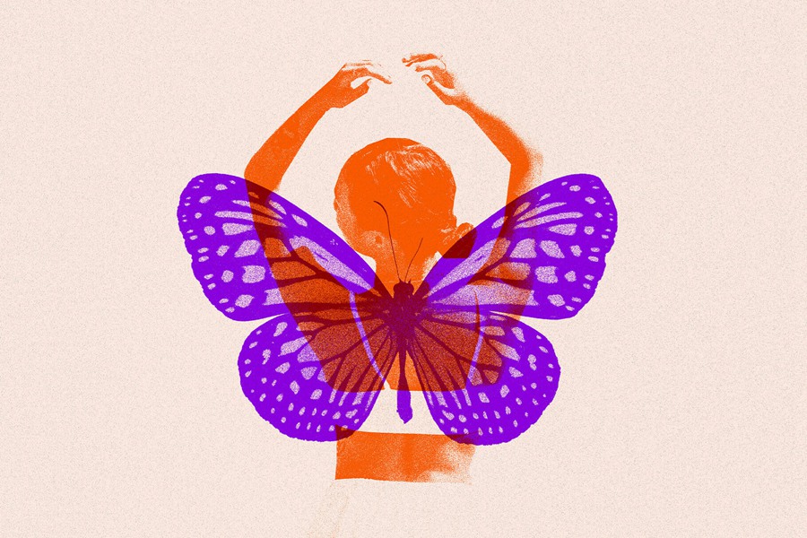 逼真炫彩视觉冲击抽象肌理噪点渐变主画面海报背景样机素材 样机素材 sucaiwan.com