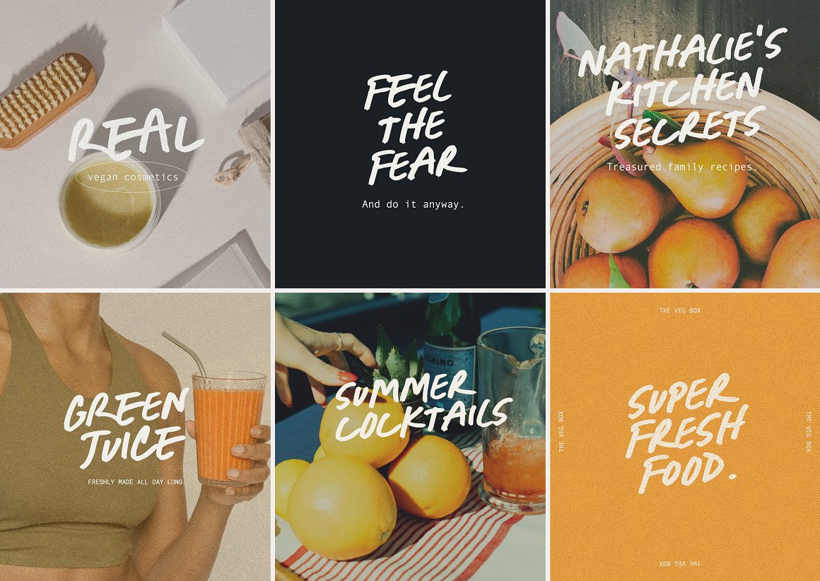 英文字体:复古夏季趣味logo海报画册排版手写字体 设计素材 第3张-素材湾丨精选海外优质设计素材资源 英文字体:复古夏季趣味logo海报画册排版手写字体 设计素材 sucaiwan.com