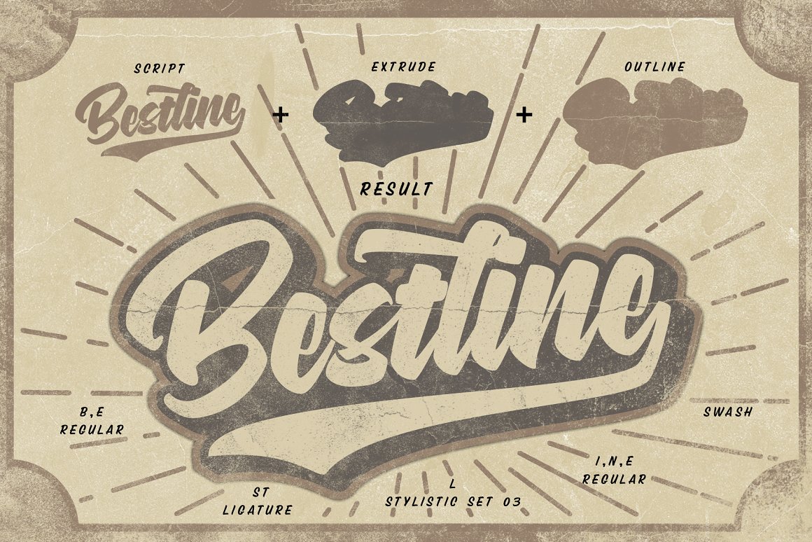 英文字体:美式潮流复古优雅连贯手写手绘立体手写花体艺术英文字体 设计素材 第2张-素材湾丨精选海外优质设计素材资源 英文字体:美式潮流复古优雅连贯手写手绘立体手写花体艺术英文字体 设计素材 sucaiwan.com