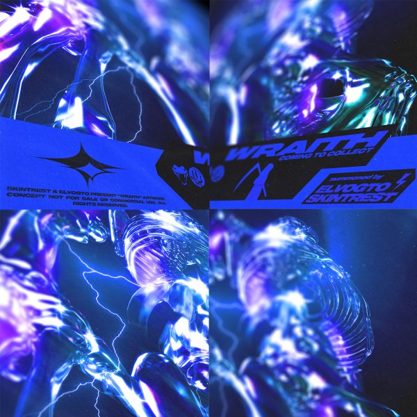 科幻异次元抽象艺术异形封面艺术专辑PSD样机模板 样机素材 sucaiwan.com