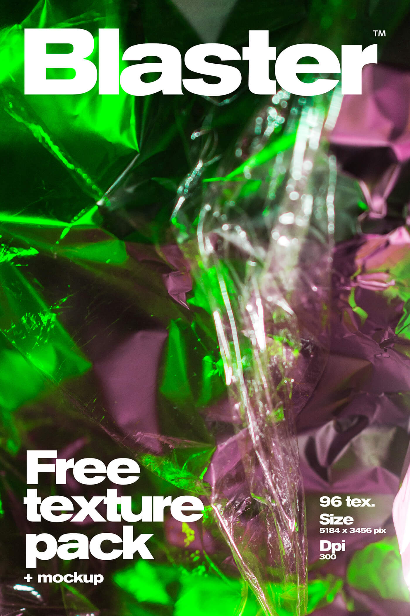 新潮全息塑料锡箔纸泡沫反光材质素材包+PSD样机 样机素材 sucaiwan.com