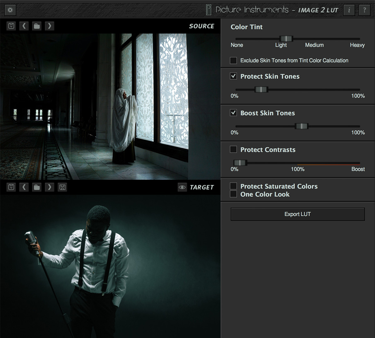 调色神器：好莱坞电影感画面色彩模拟仿真LUT生成工具 Picture Instruments – Image 2 LUT Pro 1.5.0 Win/Mac版 . sucaiwan.com