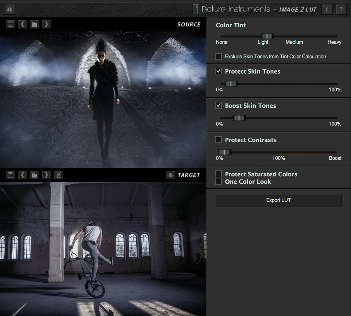 调色神器：好莱坞电影感画面色彩模拟仿真LUT生成工具 Picture Instruments – Image 2 LUT Pro 1.5.0 Win/Mac版 . sucaiwan.com