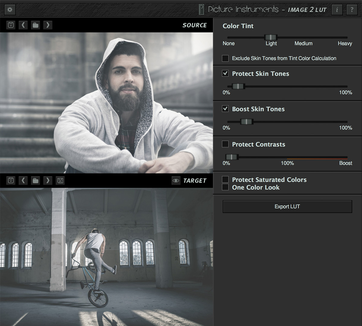 调色神器：好莱坞电影感画面色彩模拟仿真LUT生成工具 Picture Instruments – Image 2 LUT Pro 1.5.0 Win/Mac版 . sucaiwan.com