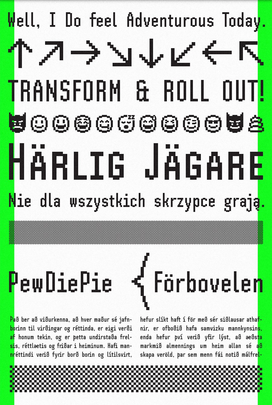 复古有趣像素风艺术美学位图海报设计英文字体包 设计素材 第3张-素材湾丨精选海外优质设计素材资源 复古有趣像素风艺术美学位图海报设计英文字体包 设计素材 sucaiwan.com
